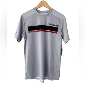 Fasthouse men’s MTB Impakt Cosmos Jersey S grey short sleeve shirt biking NWT